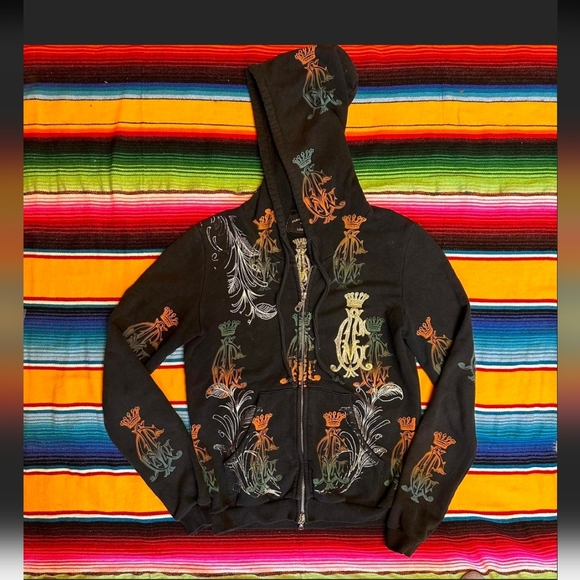 Christian Audigier Tops - Christian Audigier Women's medium hoodie